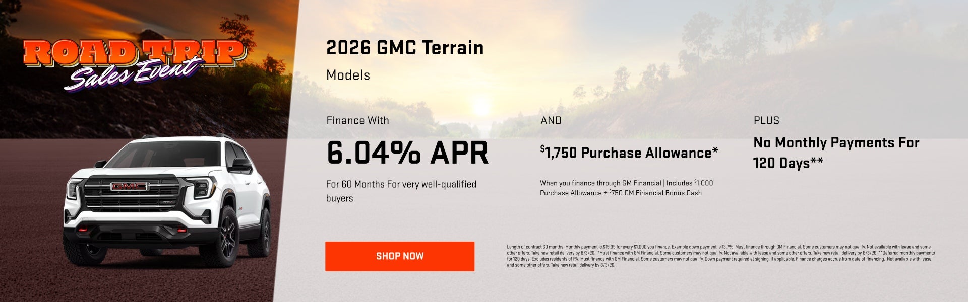2026 GMC Terrain